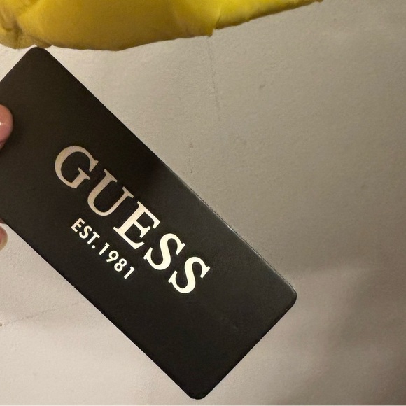 Guess Vibrant Yellow Hooded Puffer Coat - Picture 5 of 10